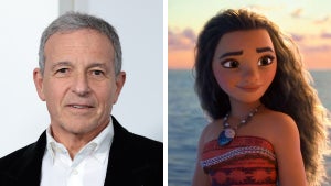 Disney CEO Bob Iger and "Moana" still
