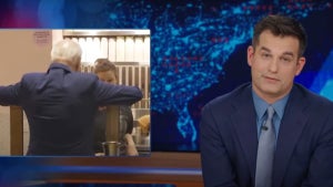Daily Show Michael Kosta Joe Biden sneeze guard