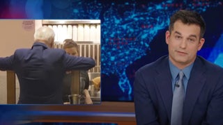 ‘Daily Show’ Mocks Biden for Leaning Over Ice Cream Shop Sneeze Guard: ‘Republicans Are Right – Doesn’t Respect Borders’ | Video