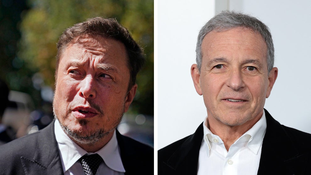 Elon Musk and Bob Iger