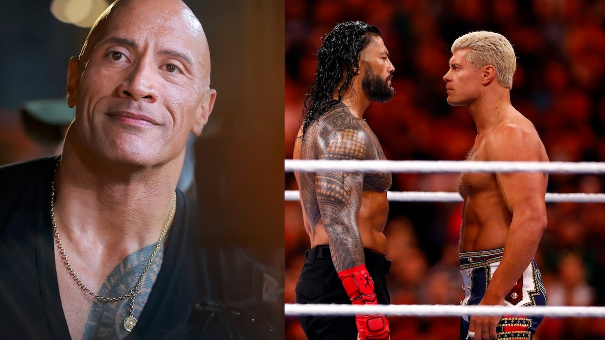 Dwayne "The Rock" Johnson, Roman Reigns and Cody Rhodes