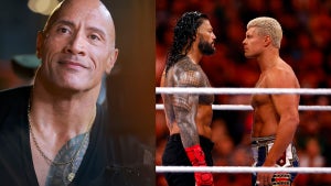 Dwayne "The Rock" Johnson, Roman Reigns and Cody Rhodes