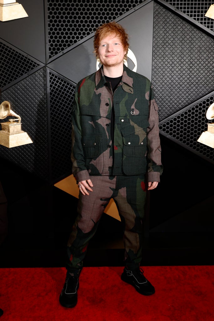 Ed Sheeran attends the 66th GRAMMY Awards at Crypto.com Arena on February 04, 2024 in Los Angeles, California.