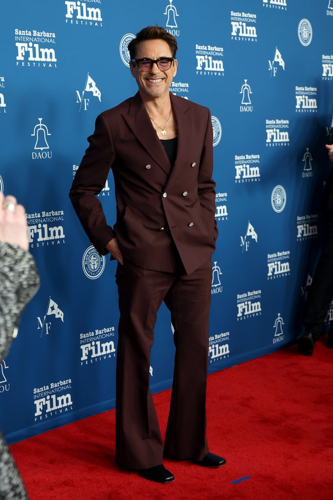 Robert Downey Jr. attends the 39th Annual Santa Barbara International Film Festival: Maltin Modern Master Award Honoring Robert Downey Jr. at The Arlington Theatre on February 09, 2024 in Santa Barbara, California.