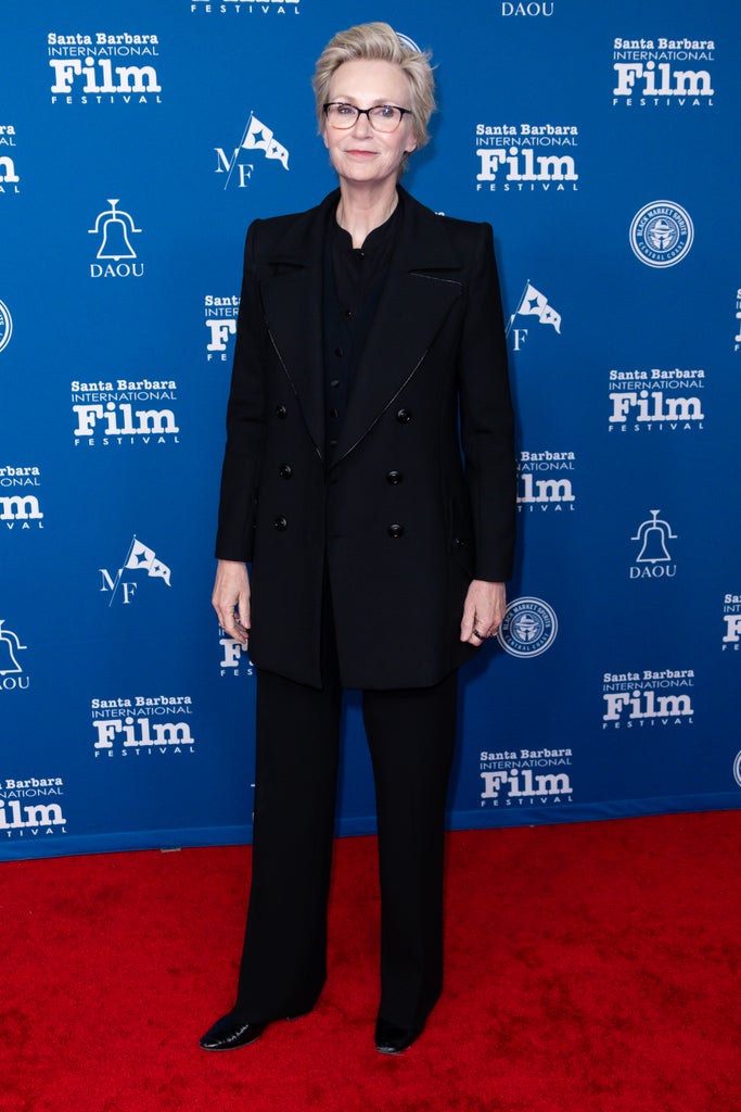 Jane Lynch attends the Virtuosos Award ceremony during the 39th Annual Santa Barbara International Film Festival at The Arlington Theatre on February 10, 2024 in Santa Barbara, California.