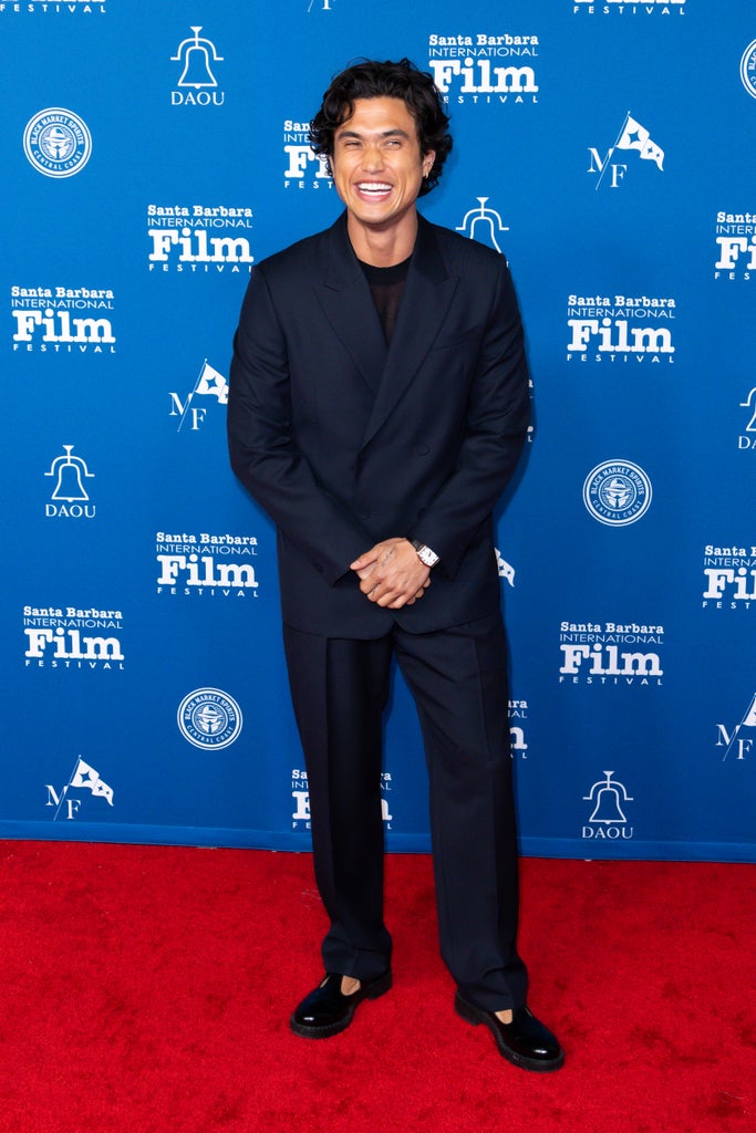 Charles Melton attends the Virtuosos Award ceremony during the 39th Annual Santa Barbara International Film Festival at The Arlington Theatre on February 10, 2024 in Santa Barbara, California.