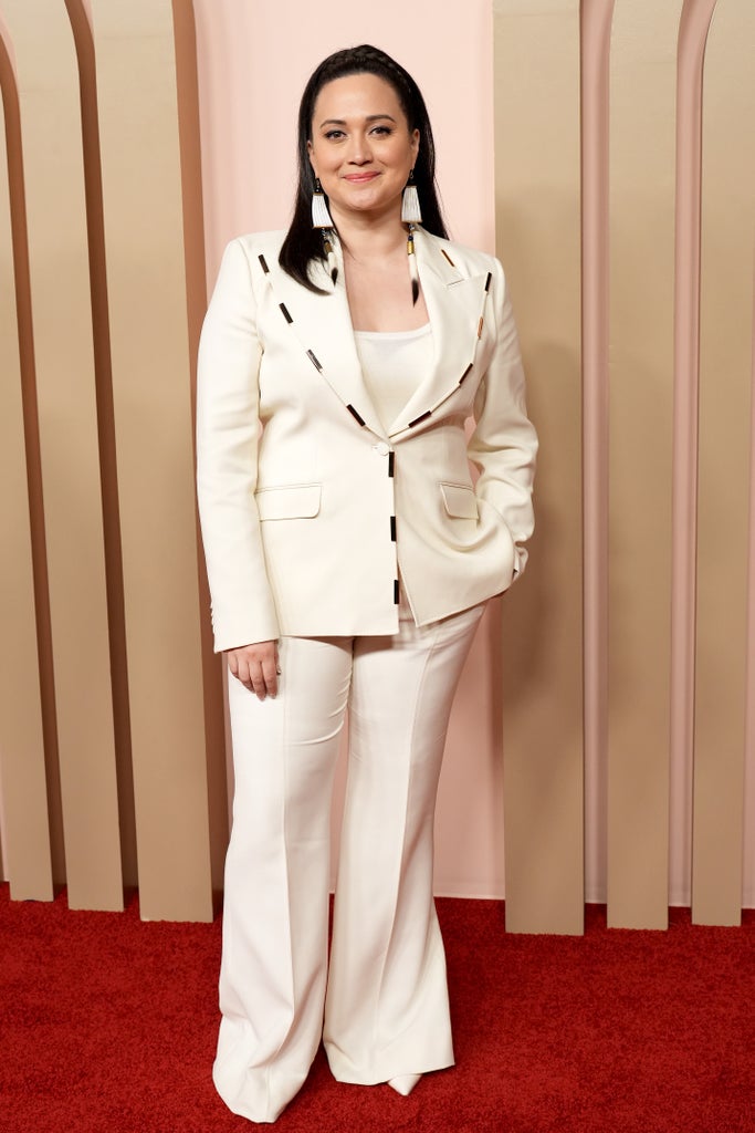 Lily Gladstone attends the 96th Oscars Nominees Luncheon at The Beverly Hilton on February 12, 2024 in Beverly Hills, California