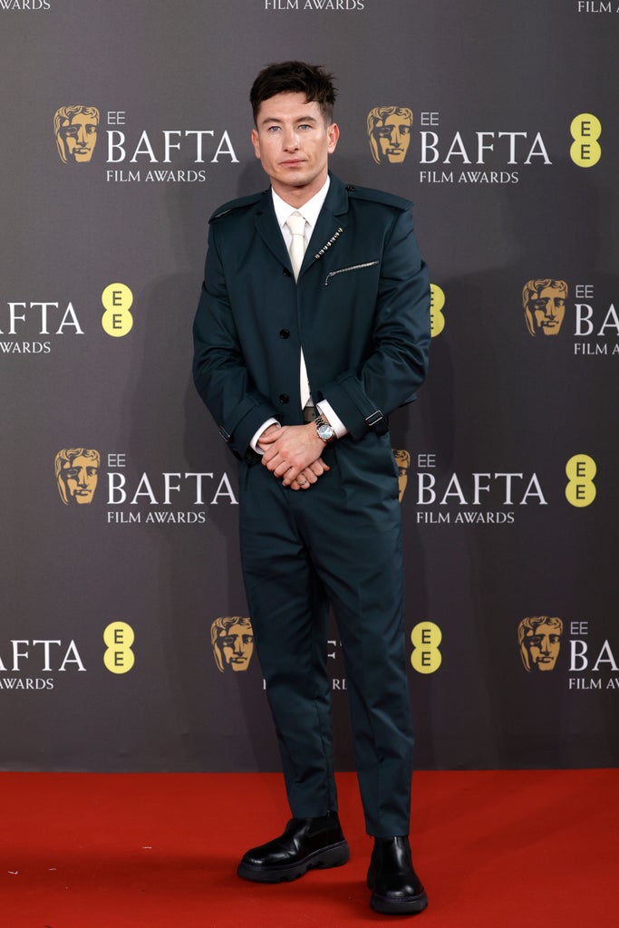Barry Keoghan attends the EE BAFTA Film Awards 2024 at The Royal Festival Hall on February 18, 2024 in London, England.
