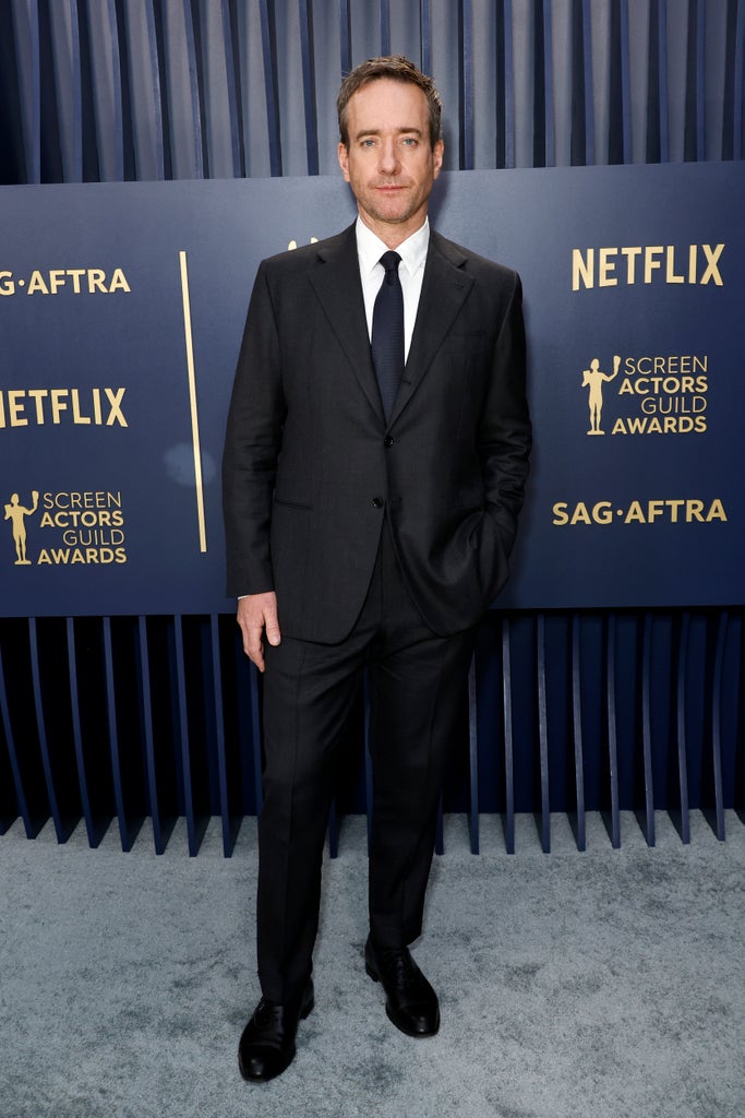Matthew Macfadyen attends the 30th Annual Screen Actors Guild Awards at Shrine Auditorium and Expo Hall on February 24, 2024 in Los Angeles, California.