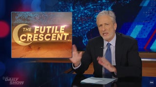 Jon Stewart Offers a Serious Israel-Palestine Peace Plan, Gives It a Very Awkward Name: METO (Me Too) | Video