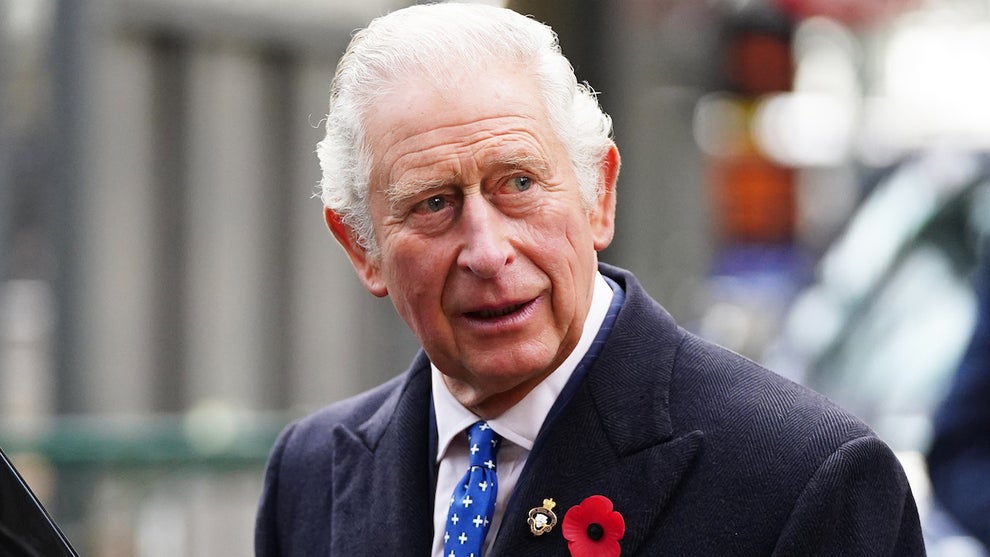 King Charles (née Prince) visits Glasgow Central Station in November 2021