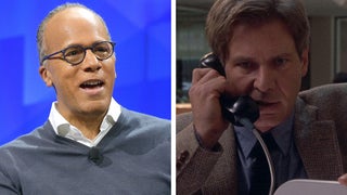 Lester Holt Says He Ad-Libbed His ‘Fugitive’ Cameo – and Harrison Ford’s Response ‘Totally Freaked’ Him Out | Video