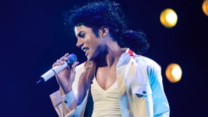 Jaafar Jackson as Michael Jackson in "MICHAEL" (Credit: Kevin Mazur)
