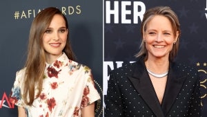 From left to right: actresses Natalie Portman and Jodie Foster