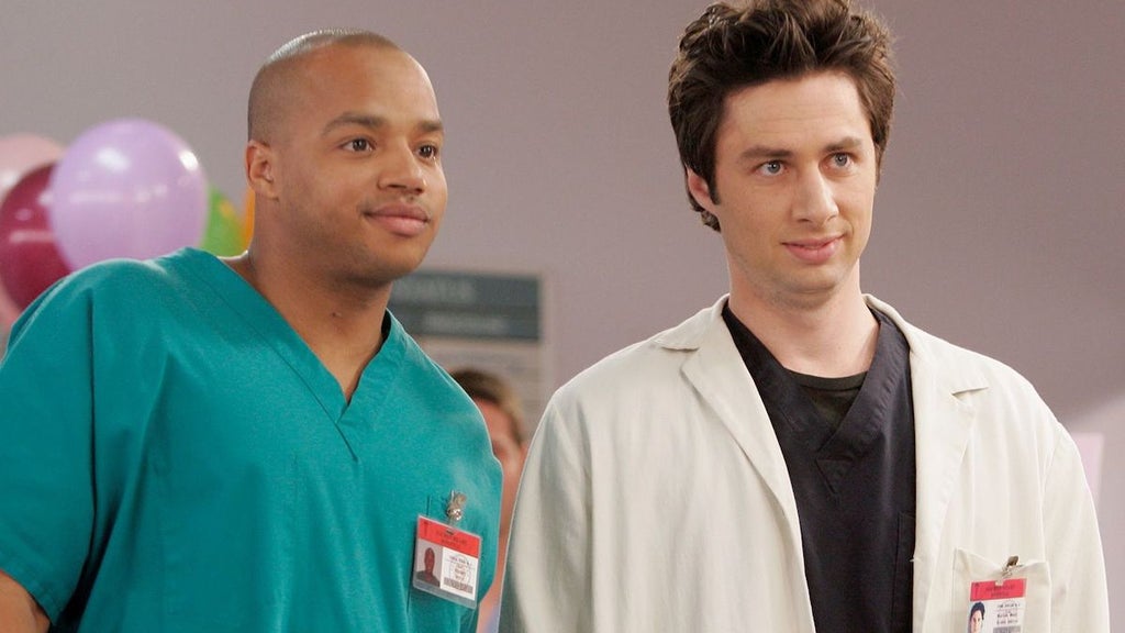 "Scrubs" stars Donald Faison and Zach Braff