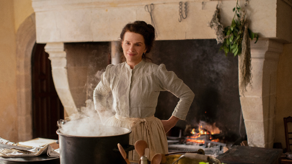 Juliette Binoche in "The Taste of Things" (IFC Films)