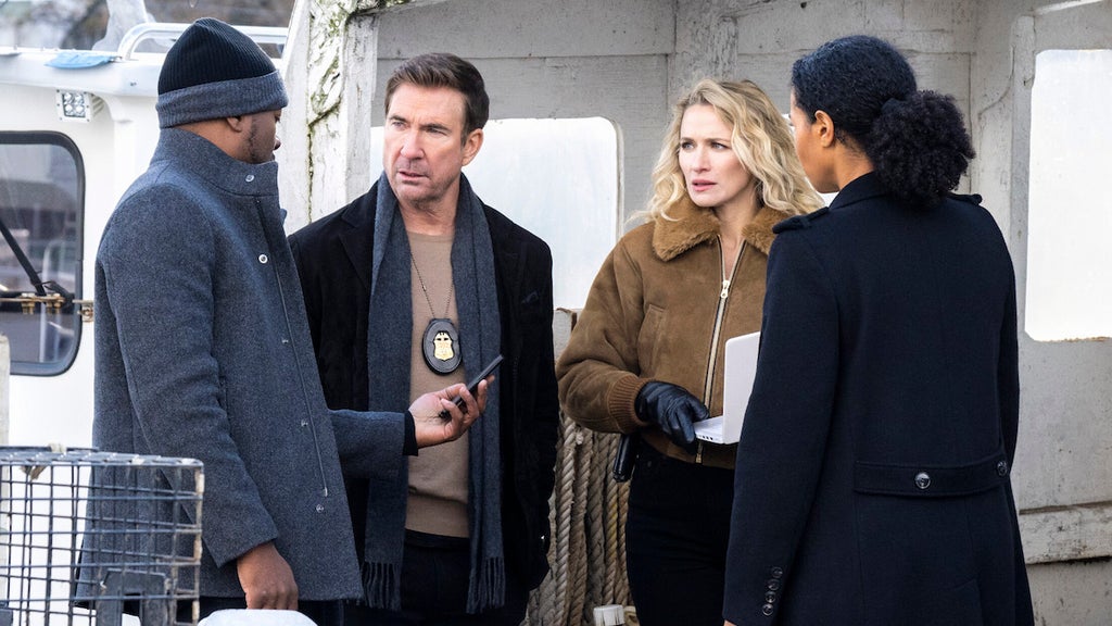 Edwin Hodge, Dylan McDermott, Shantel VanSanten and