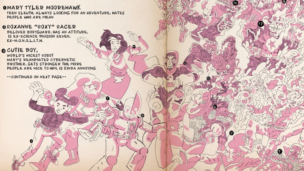 Art from "Mary Tyler Moorehawk"