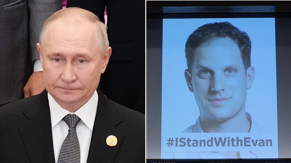 Vladimir Putin, Evan Gershkovich