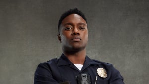 Tru Valentino as Aaron Thorsen in "The Rookie"