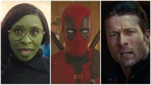 Three-pane image of "Wicked," "Deadpool and Wolverine" and "Twisters"