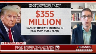 Trump’s $355 Million Fraud Judgment Will ‘Shrink His Empire,’ NY Times Reporter Says | Video
