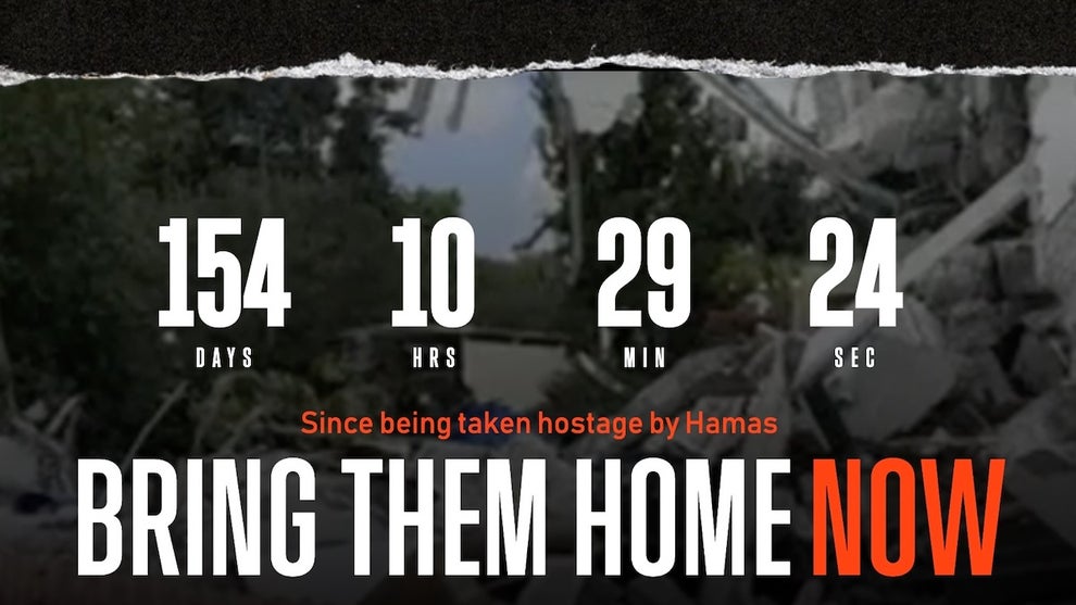 A screenshot from the Hostages and Missing Families Forum's Bring Them Home Now.