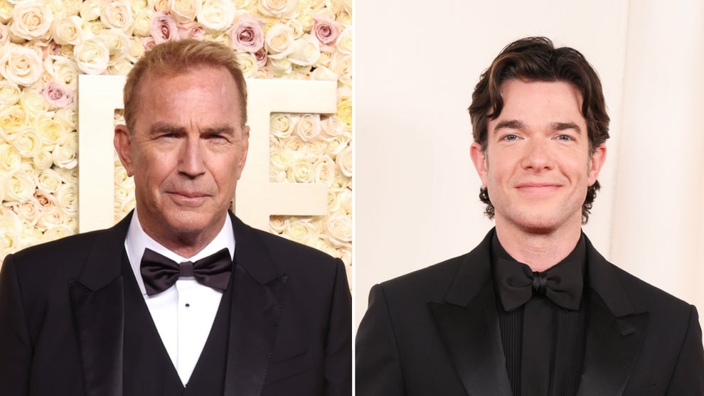 From left to right: Kevin Costner and John Mulaney (Getty Images)