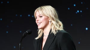 Renée Rapp accepts the award for Outstanding Musical Artist at the 2024 GLAAD Media Awards