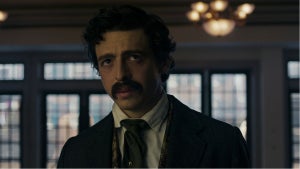 Anthony Boyle as John Wilkes Booth in "Manhunt" (Apple TV+)
