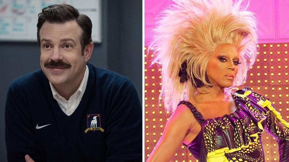 "Ted Lasso," (Apple TV+), "RuPaul's Drag Race" (MTV)