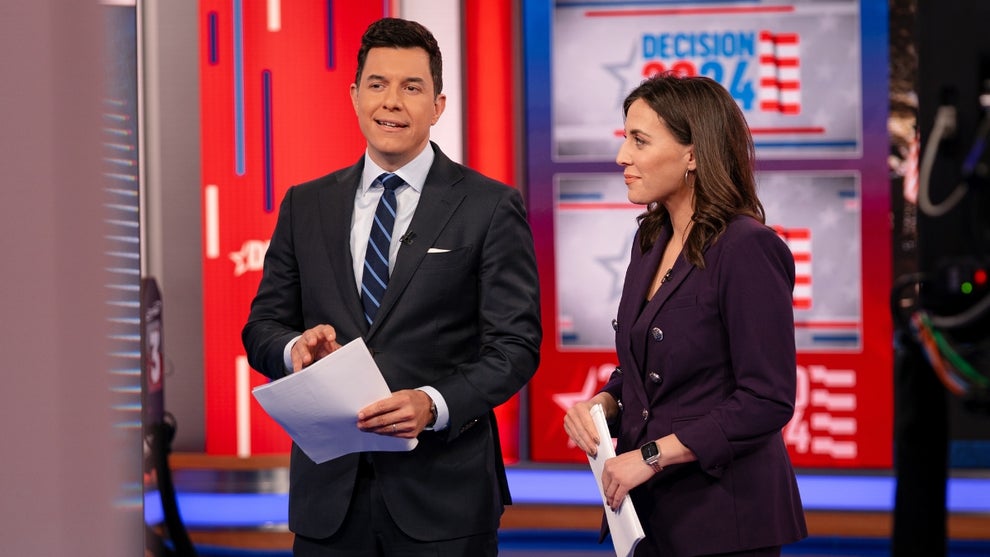 NBC News anchors Tom Llamas and Hallie Jackson (Credit: NBC News)