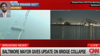 Baltimore Mayor Urges News Networks to Stop Showing Video of Key Bridge Collapse