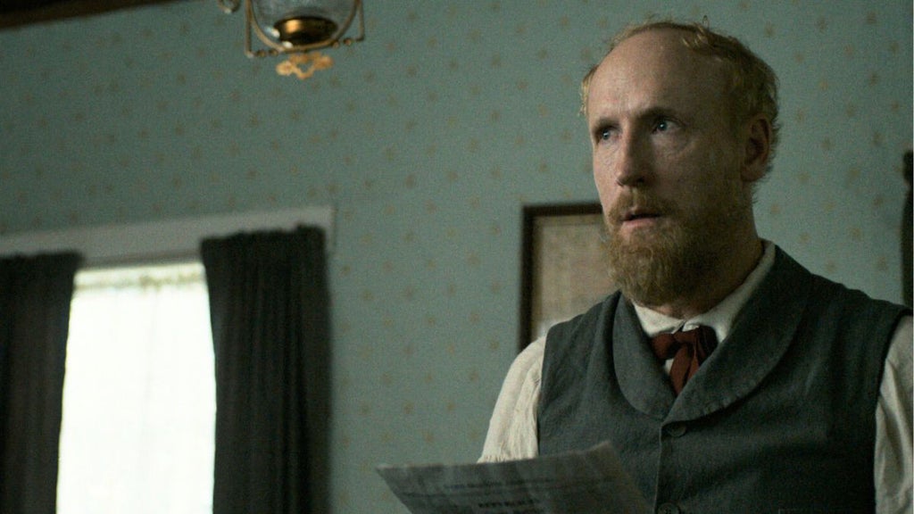 Matt Walsh as Dr. Samuel Mudd in "Manhunt" (Apple TV+)