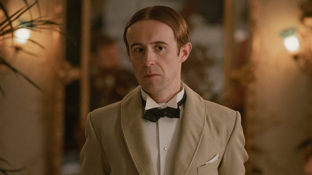 John Heffernan as The Bishop In a Gentleman in Moscow episode 3, streaming on (Paramount+)