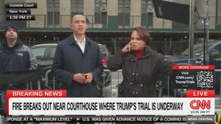 CNN Captures Man Setting Himself on Fire at Trump Trial Protest in NYC: ‘Engulfed in Total Flame’ | Video