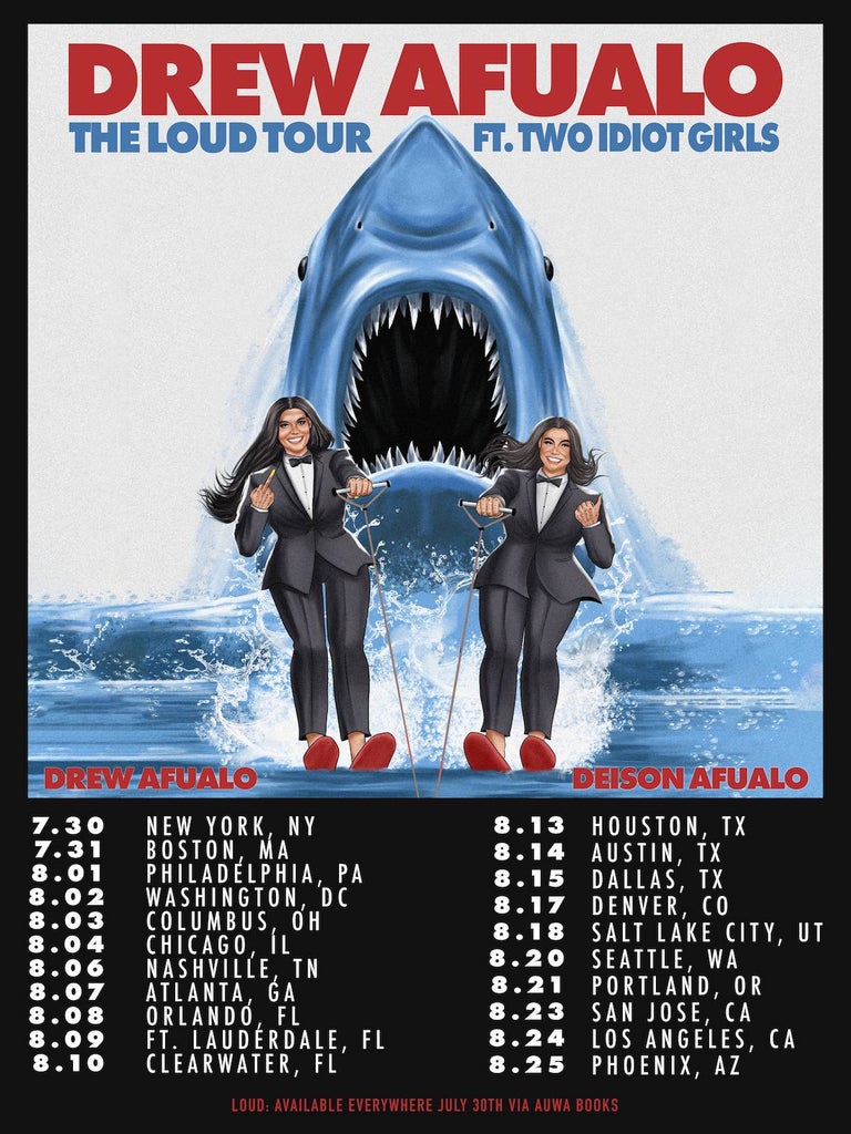 Drew Afualo tour poster