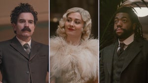 From left to right: Ewan McGregor, Mary Elizabeth Winstead and Fehinti Balogun in "A Gentleman in Moscow" (Paramount+/Showtime)