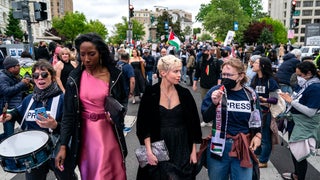 White House Correspondents’ Dinner Draws Israel-Hamas War Protesters