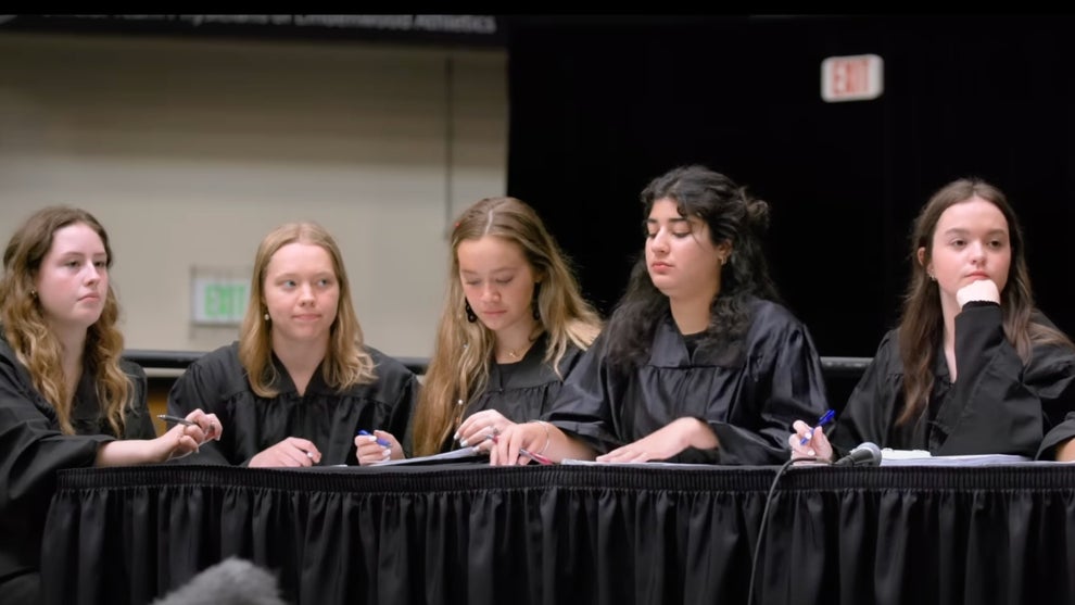 Supreme Court Justices in "Girls State" documentary (Apple TV+)