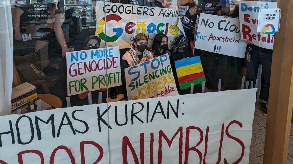Google CA office protest