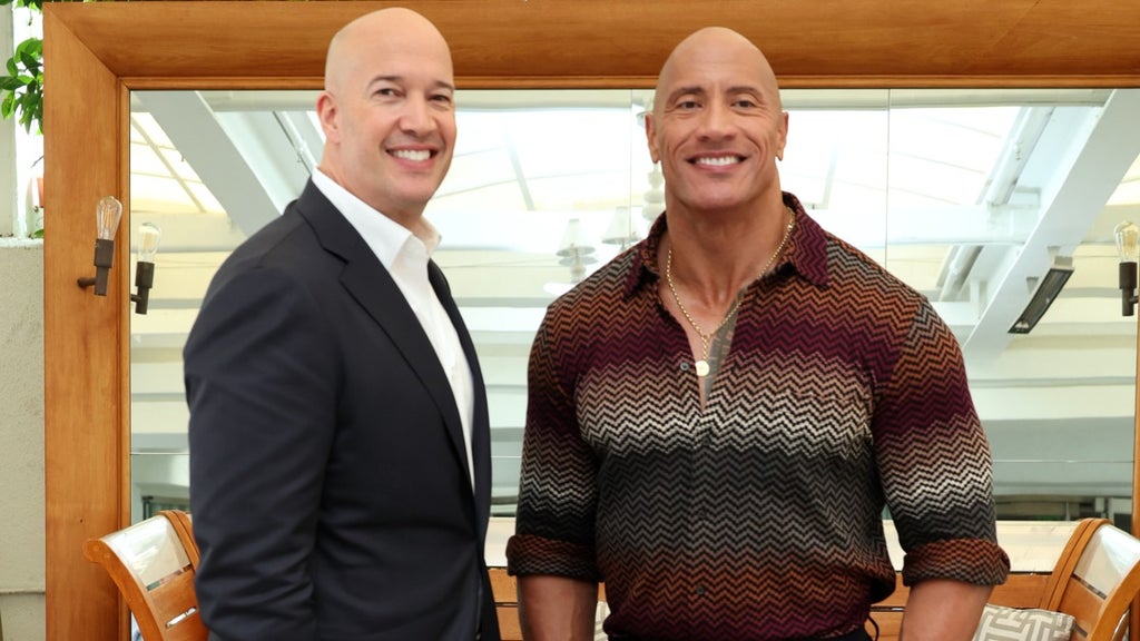 Hiram Garcia and Dwayne Johnson