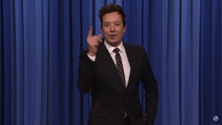 Jimmy Fallon Checks Out Taxes on Trump’s Gross Income: ‘Selling Bibles for $60, That’s Pretty Gross’ | Video