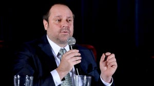 Participant founder Jeff Skoll speaks at a special screening Q&A of "An Inconvenient Sequel: Truth to Power"