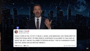 Jimmy Kimmel Trump Gag order Trial monologue