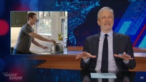 Jon Stewart mocks AI boosters and calls out job losses
