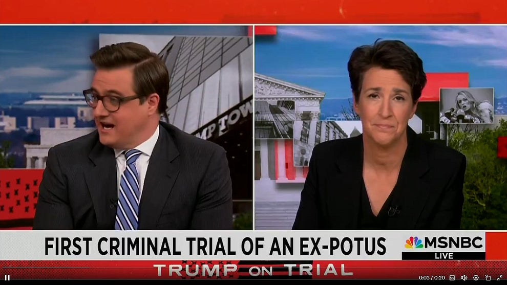 MSNBC's Rachel Maddow and Chris Hayes Dunk on Trump Court Nap