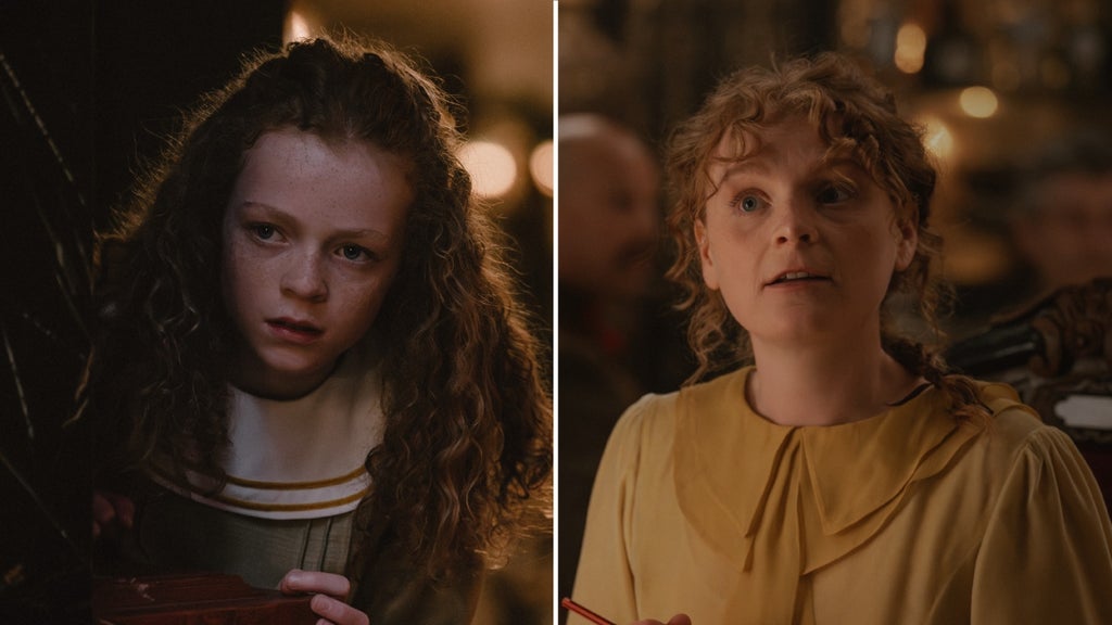 From left to right: Alexa Goodall and Leah Balmforth, who portray the younger and older versions of Nina in "A Gentleman in Moscow" (Paramount+)