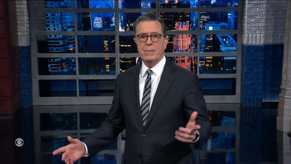 Stephen Colbert Jokes Trump NYC Trial Is in ‘the City That Never Sleeps – Unless You’re Donald Trump’
