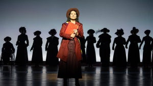 Shaina Taub in "Suffs" (Credit: Joan Marcus)